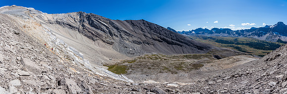 We decided to take a scenic route off the lower mountain.