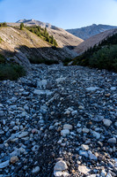 Ascending to the SW ridge of Clearwater Mountain.