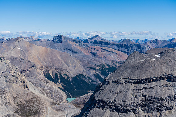 Icefall and Mamen at center distance with Martin Creek visible at bottom.