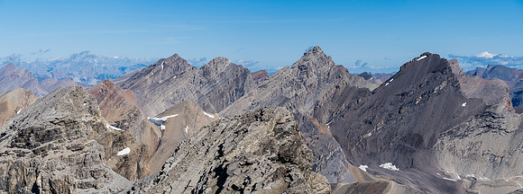 Augusta (R), Recondite, Simpson (Profound) and Mount Perren (Abstruse) (L).