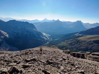 Descending WSW slopes of Forgotten Peak to Fossil Creek.