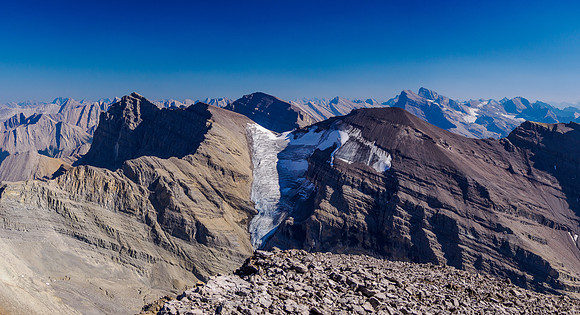 Mount Drummond and it's impressive north outliers.