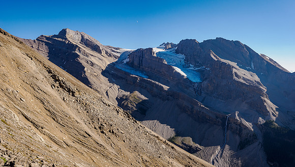 The north end of the Drummond Icefield.