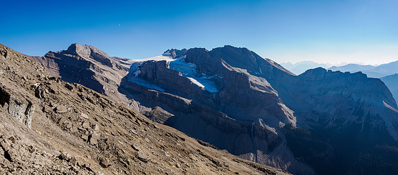 The north end of the Drummond Icefield.