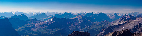 Views over Molarstone to Noseeum, Dolomite, Puzzle (OXO), Watermelon, Bobac.