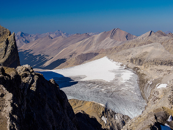 Smoky Mountain over the Cataract Glacier.
