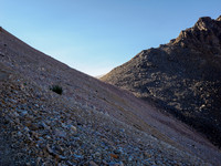 Hiking the trail to North Molar Pass.