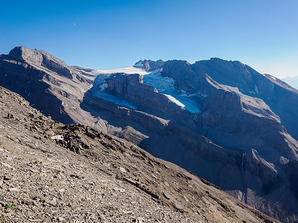 The north end of the Drummond Icefield.