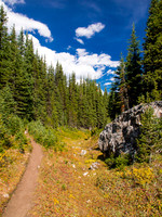 The trail is obvious.