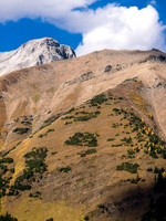 Note the tiny figures on the summit of Pocaterra Ridge.
