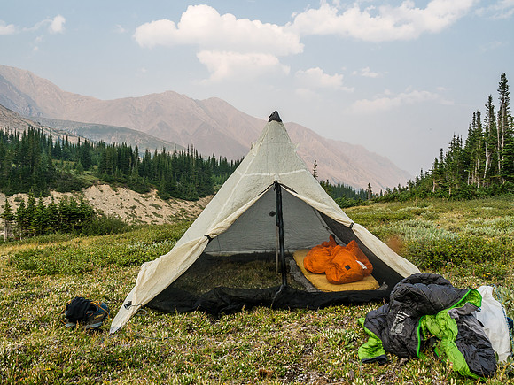 Bivy site.