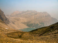 Looking down on Zigadenus Lake from Packers Pass.