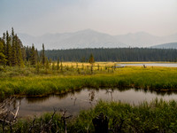 Despite the smoke and the exhaustion, there's moments of tranquility along the trail.