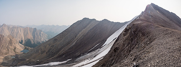 A surprisingly fierce angle on Mount McConnell from the west ridge descent - obviously not as tough as it looks since we took the easier way down!