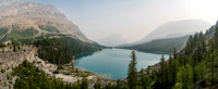 The always lovely Myosotis Lake, tucked beneath Zigadenus Lake.
