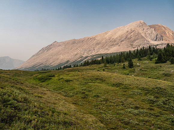 Looking back along the impressive Oyster Peak which I scrambled as part of a 72 hour peak binge in early September of 2005.