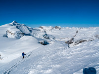 Descending Lilliput back to the glacier.