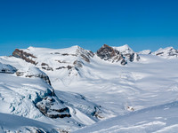 Gordon on the left and the twin summits of Olive at center. Thompson on the right.