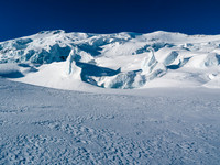 Crevasses and seracs on Balfour's east aspect.