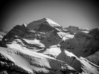 Mount Temple looms over Aberdeen and Haddo Peak.