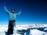 Ben on the summit of Mount Balfour.
