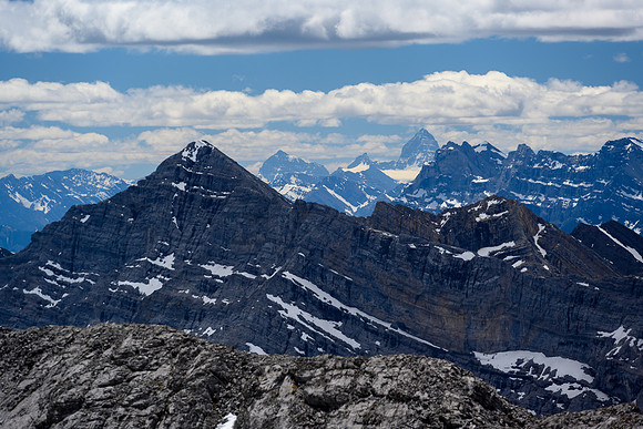 A distant Mount Assiniboine.