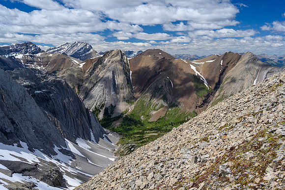 The gorgeous Dormer Headwaters valley.