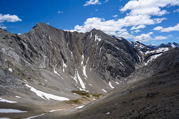 Views back down to the lovely alpine meadows we approached through.