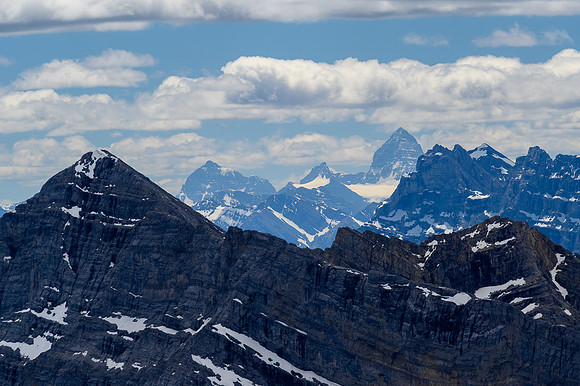 A distant Mount Assiniboine.