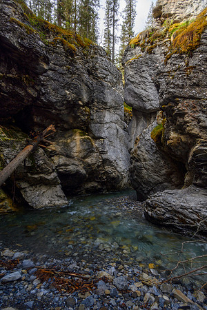 Hiking up Haunted Creek.