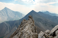 The SE ridge is exposed, routefinding is key to making it a scramble.