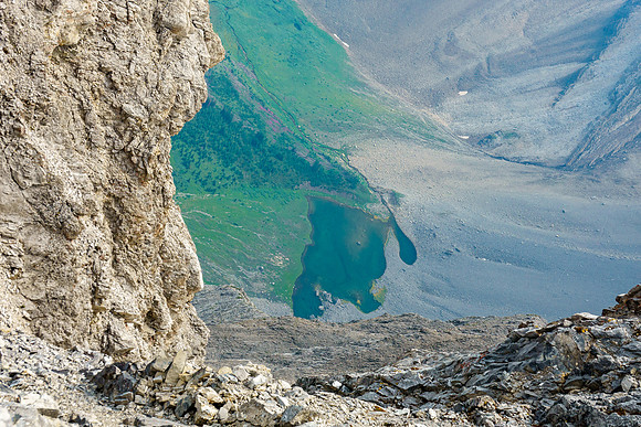 The small unnamed creek at the head of the south Spectral Creek branch.