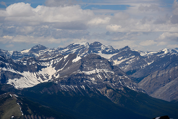 Hickson (L) and the two summits of Bonnet Peak.