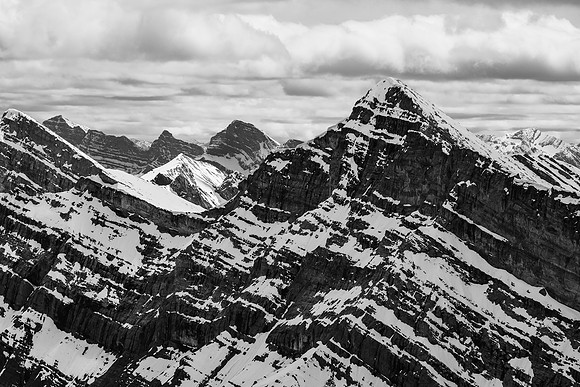 Views to Mount Rundle.