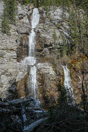 Back past the three tiered waterfall.