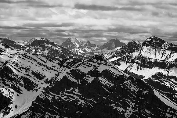 Views to Verendrye and White Tail.