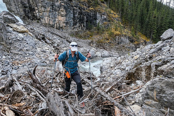 Some sections of creek are more fun than others.