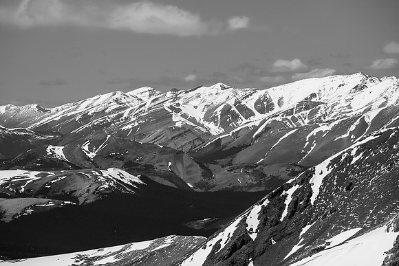 Views north to the eastern Banff boundary with Ya Ha Tinda and Wapiti Mountain.