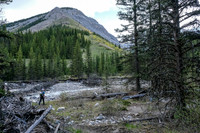 Arriving at "Haunted" (unnamed) creek which leads up to Haunted Peak.