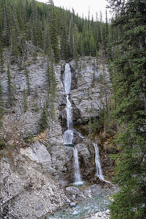 A beautiful 3-tiered waterfall.
