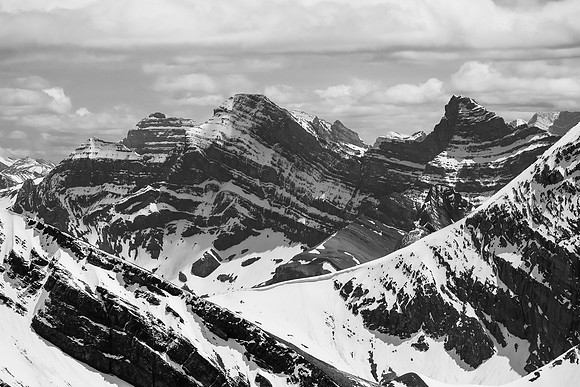 Views past Spectral (R) to Peechee, Girouard and Inglismaldie.