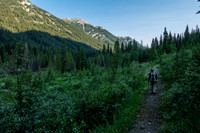 Hiking the Forty Mile Creek trail.