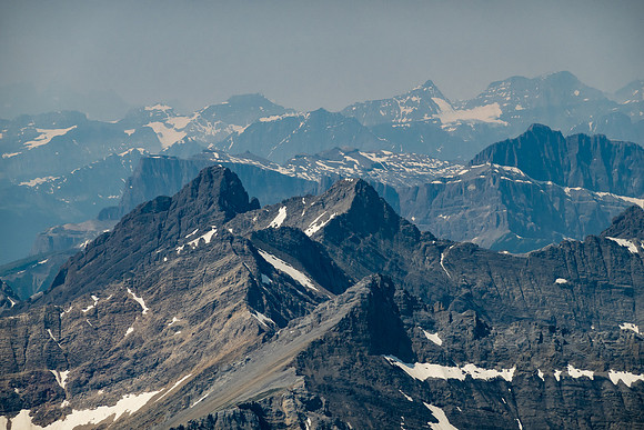 Views over Castle Mountain.