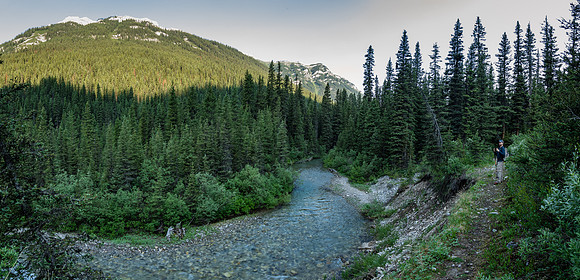 Hiking the Forty Mile Creek trail.