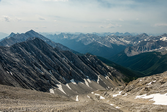 Views back over "V9" and "V8".