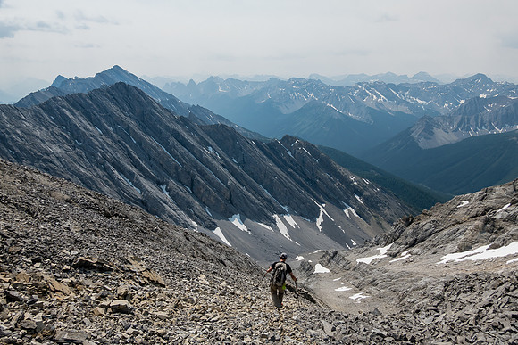 Starting our descent.