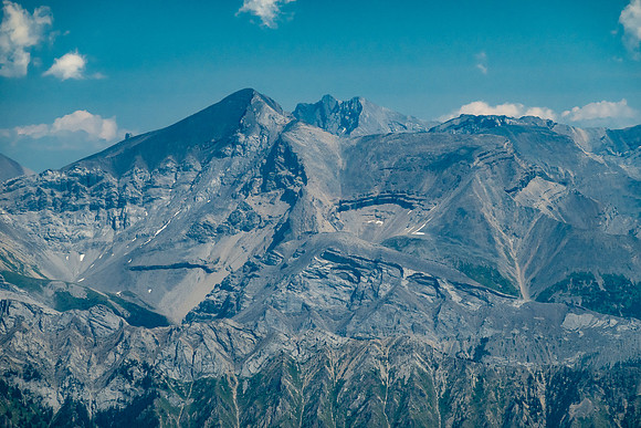 Stoney Peak with Mount Oliver to the right in the bg.