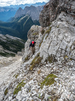 Yet another near-miss escape along the SW ridge.
