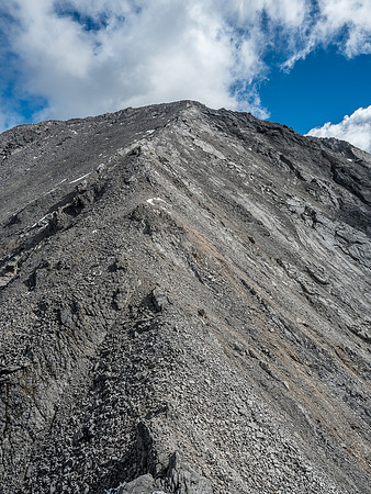The summit is tantalizingly nearby.