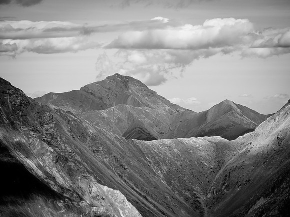 Mount Aylmer is another lofty peak around Banff - rising over Lake Minnewanka.